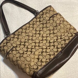 Coach Carrie Park Signature Tote